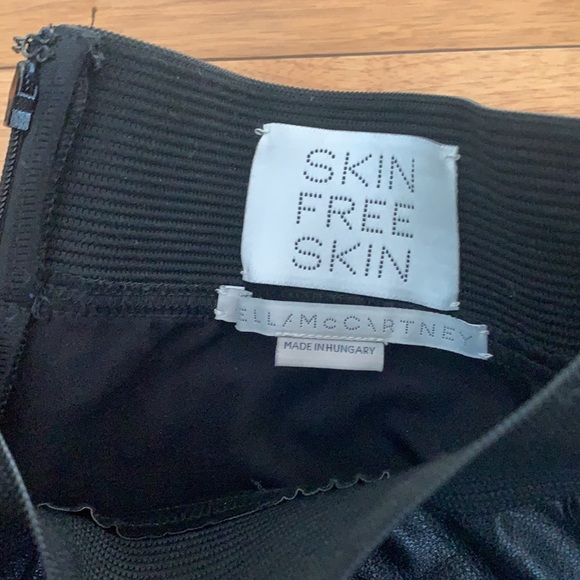 Stella McCartney Darcelle Skin Free Skin Leather Leggings In Black - Picture 2 of 6